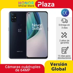 Новая глобальная версия OnePlus Nord N10 5G мобильного телефона 6 ГБ Оперативная память 128 Гб Встроенная память 6,49 ''90 Гц Дисплей Quad Камера Warp заряжай...