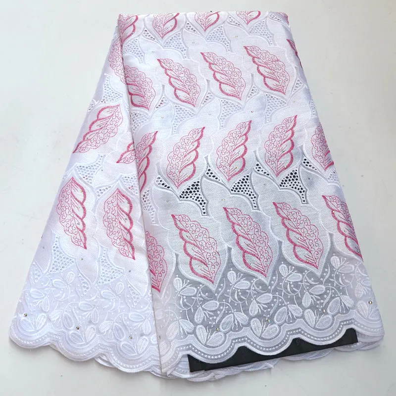 Белое польское хлопковое кружево «швейцарская вуаль» для женщин и мужчин, африканская кружевная ткань, высокое качество, швейцарский сухой кружевной материал SF550 - Цвет: 20
