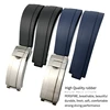 20mm 21mm High Quality Rubber Silicone Watch Band Special For Role Yacht Master Daytona Submariner Glide Lock Folding Buckle ► Photo 3/6