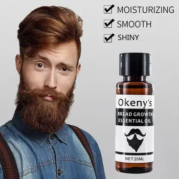 

20ml Original Beard Growth Oil Mustache Grow Stimulator Accelerate Beard Essence Hair Natural 100% Growth Beard Oil