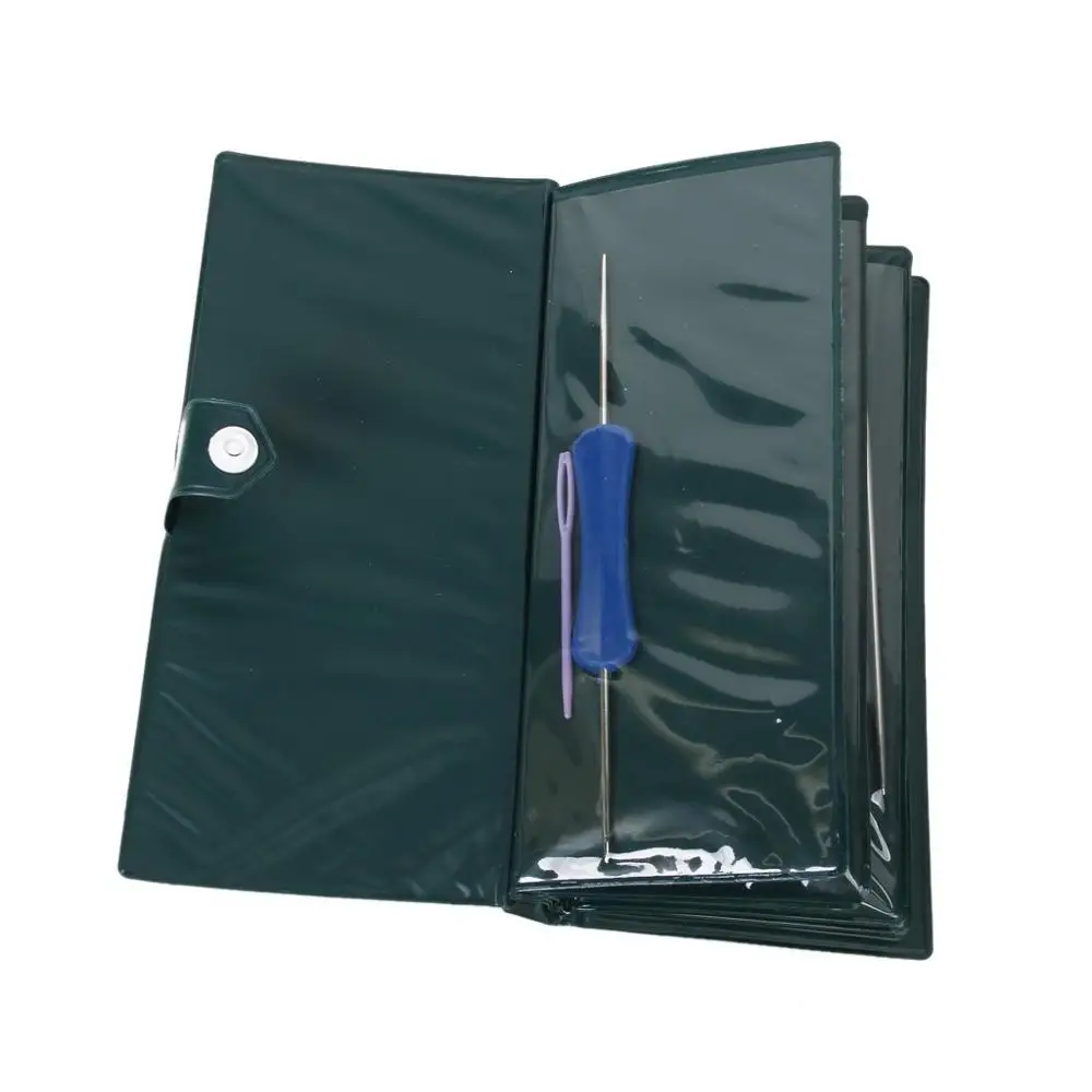 

11pcs 80cm knitting needles circular stainless steel 1, 5 mm-5, 0mm.