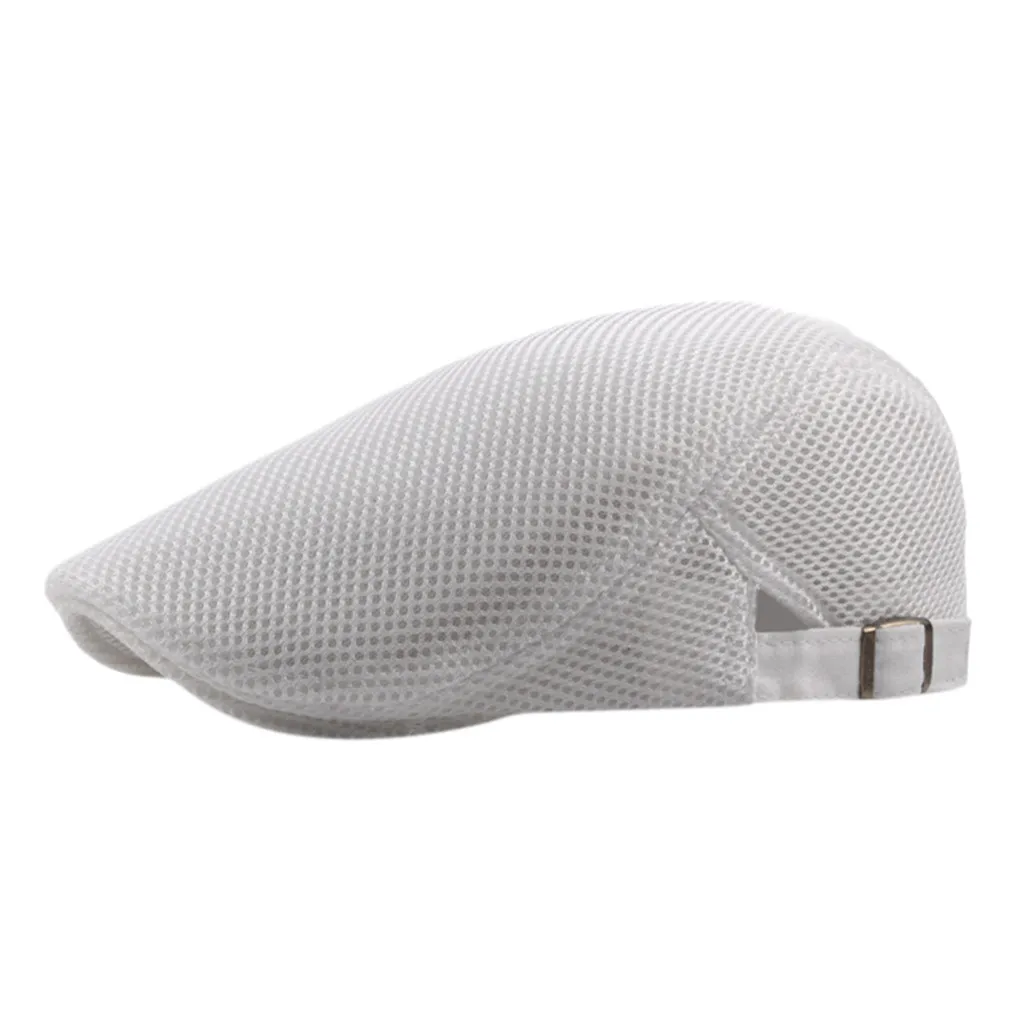 

Breathable Light Thin Visors Hat For Man Woman Spring Summer New Style Mesh Hunting Cap Unisex Newsboy Cap Soft Fit Cabbie Hat