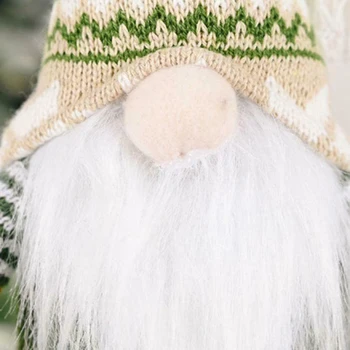 

1pc Christmas Doll Handmade Decoration Toy Ornament Knitting + Non-Woven