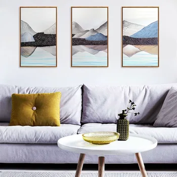 

Landscape Reflection Chinese Style Canvas Painting Posters and Prints Wall Art Picture for Living Room Cuadros Home Decoration
