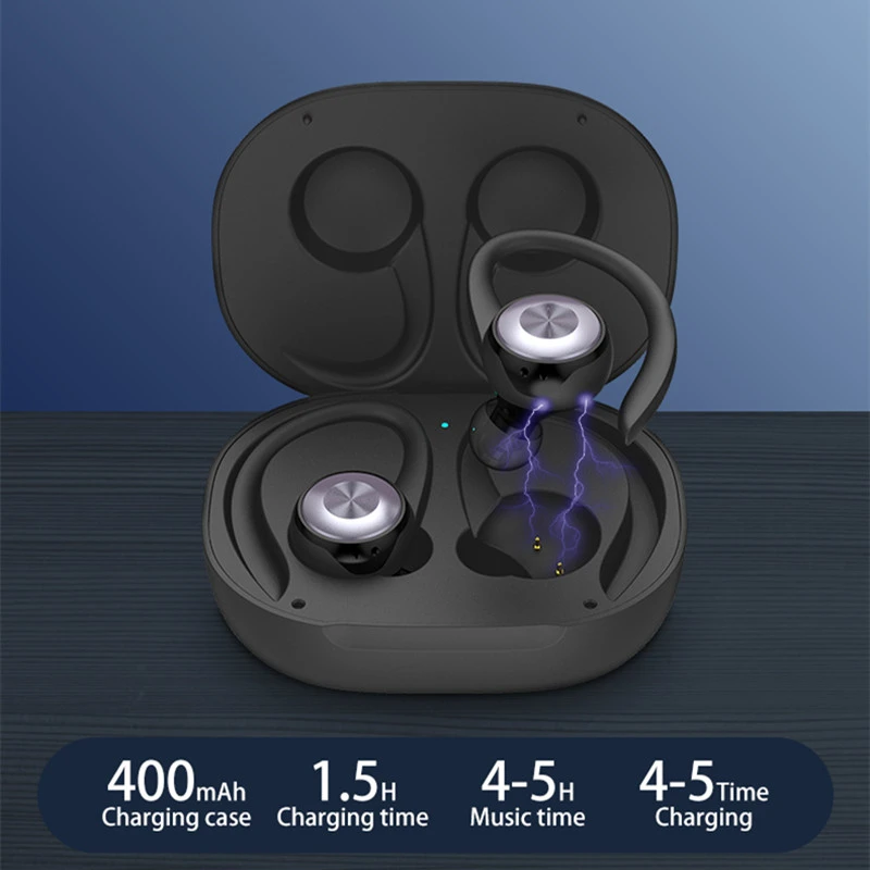 Bluetooth Headset Wireless Sports Headphones Kids TWS Bluetooth 5 0 Earphones Ear Hook Running Stereo Earbuds With Microphone