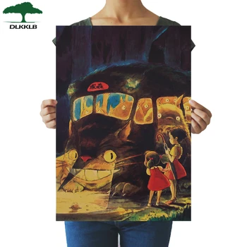 

DLKKLB Japanese Anime Movie Poster Kraft Paper Poster Bedroom Dormitory Decor Wall Sticker Home 50.5X35cm Decorative Paintings