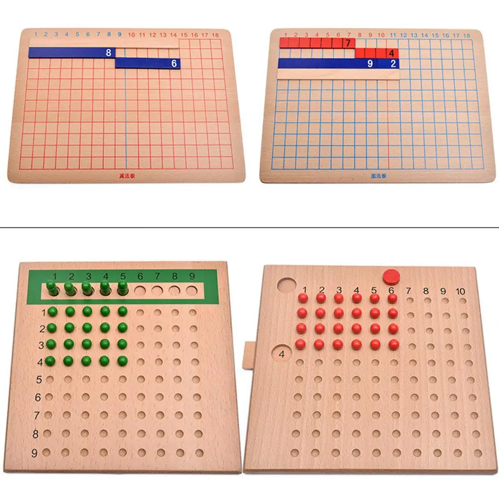 Hobbylane Math Educational Wooden Toy Multiplication and Division Bead Board for Early Childhood Training Hobbylane Math Educational Wooden Toy Multiplication and Division Bead Board for Early Childhood Training