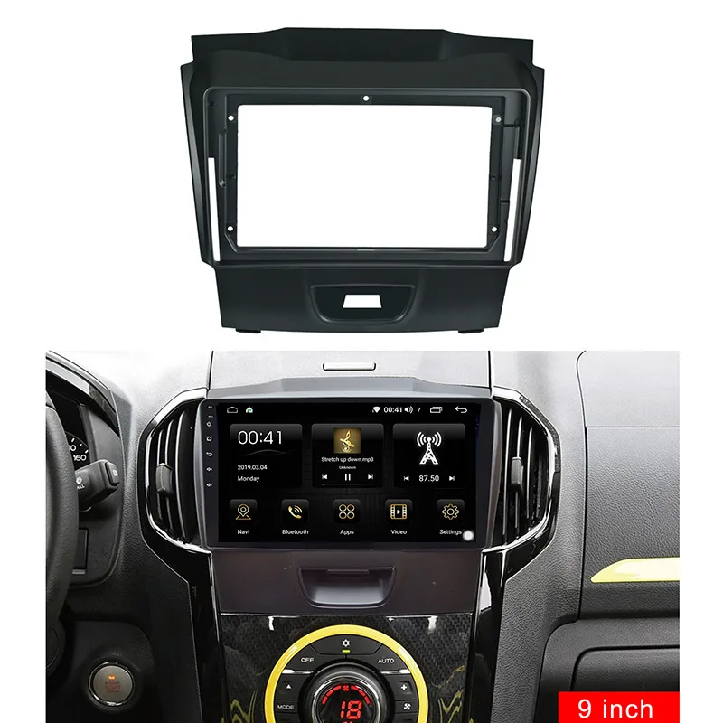 9 дюймовая Автомобильная панель для Isuzu D-Max DMax Holden Colorado Trailblazer 2012+ панель для монтажа на приборную панель установка DVD рамка комплекты