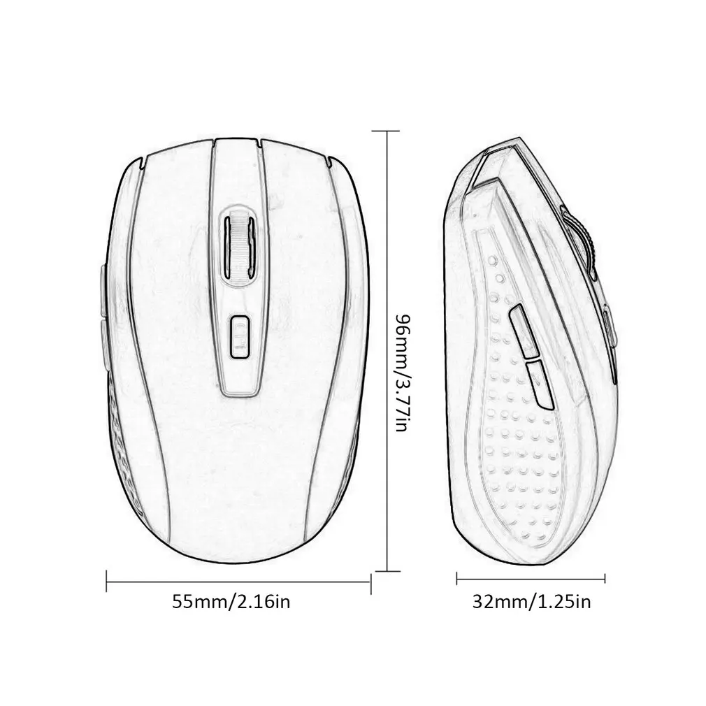2,4 г беспроводная мышь, прочная оптическая компьютерная мышь, эргономичные мыши для ноутбука, универсальная компьютерная периферийная техника