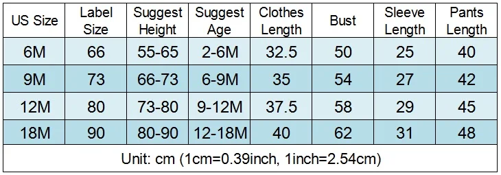 New Born Baby Clothes Set Baby Sets Long Sleeves Kids Clothes for 3-18m Boys& Girls Infant Cotton Clothing Absorb Sweat