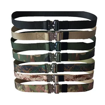 

TJ-Tianjun Airborne Division Camouflage Canvas Belt High-grade Cobra Buckle Tactical Outdoor Military Training Leisure Belt
