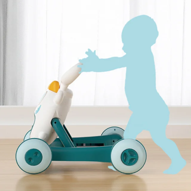 Children Toy Car Baby Walker Trolley Multifunctional Baby Scooter 3 Wheels Children'S Scooter Kids'S Ride-On Toys Baby Tricycle 2