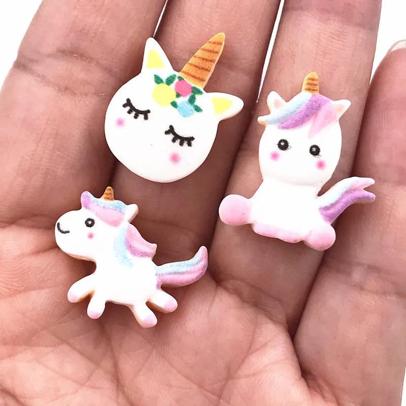 12PCS/Set My Little Poni Animal Horse Icon Resin Flat Back Unicorn Accessories Trinkets Crafts For DIY Phone Case Jewelry Decor | Дом и сад
