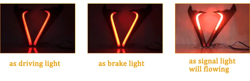 car bumper tail light RAV4 taillight RAV 4   2020~2021y LED car accessories Taillamp rav4 rear light fog