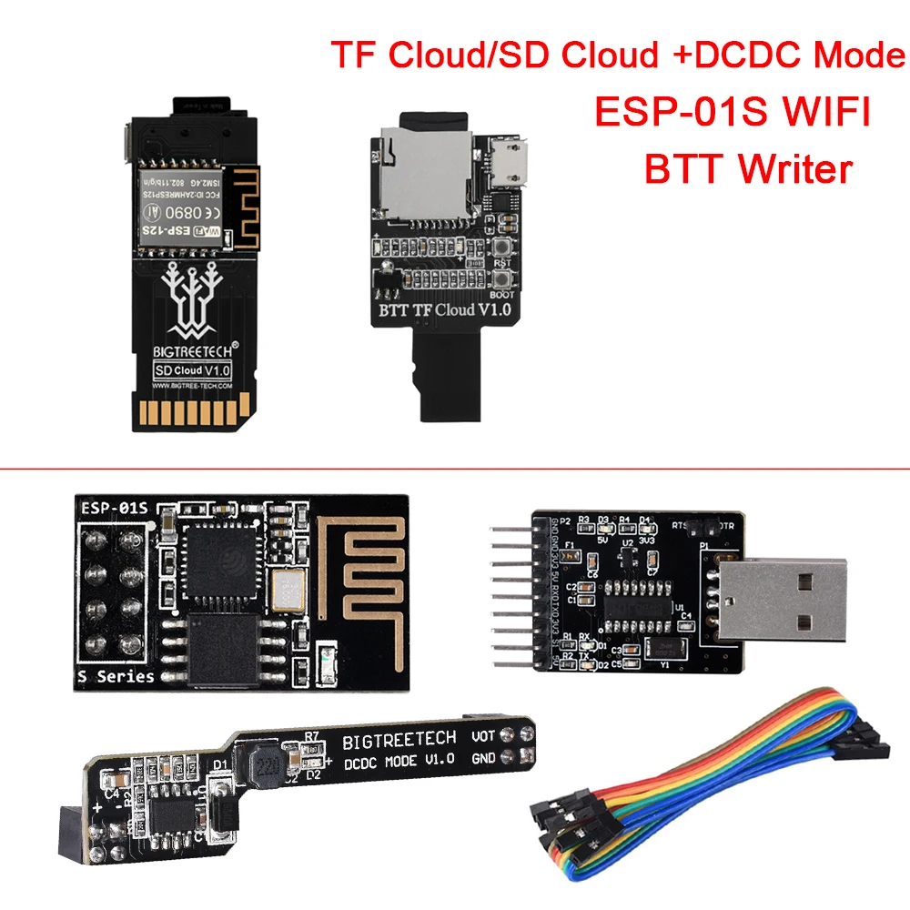 3D принтер BIGTREETECH TF Cloud/SD модуль ESP 01S Wi Fi режим постоянного тока BTT писатель детали