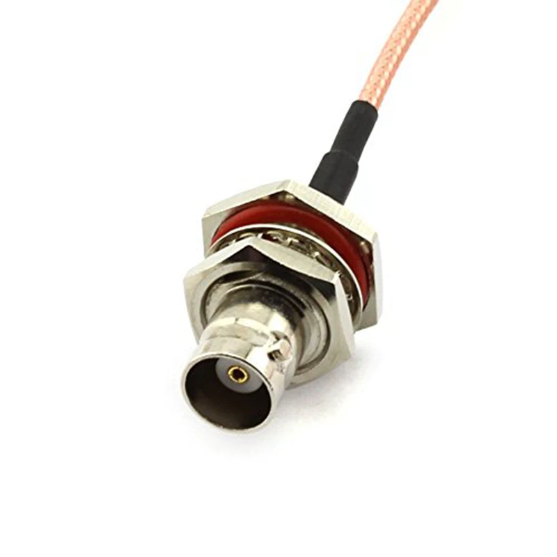 BNC Cable Adapter RF Coaxial Assembly BNC Coaxial Cable Female To MCX Male Right Angle Adapter Cable