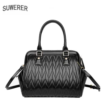 

Genuine Leather handbag 2020 new handbag retro fashion cowhide bulk dumplings package handbag