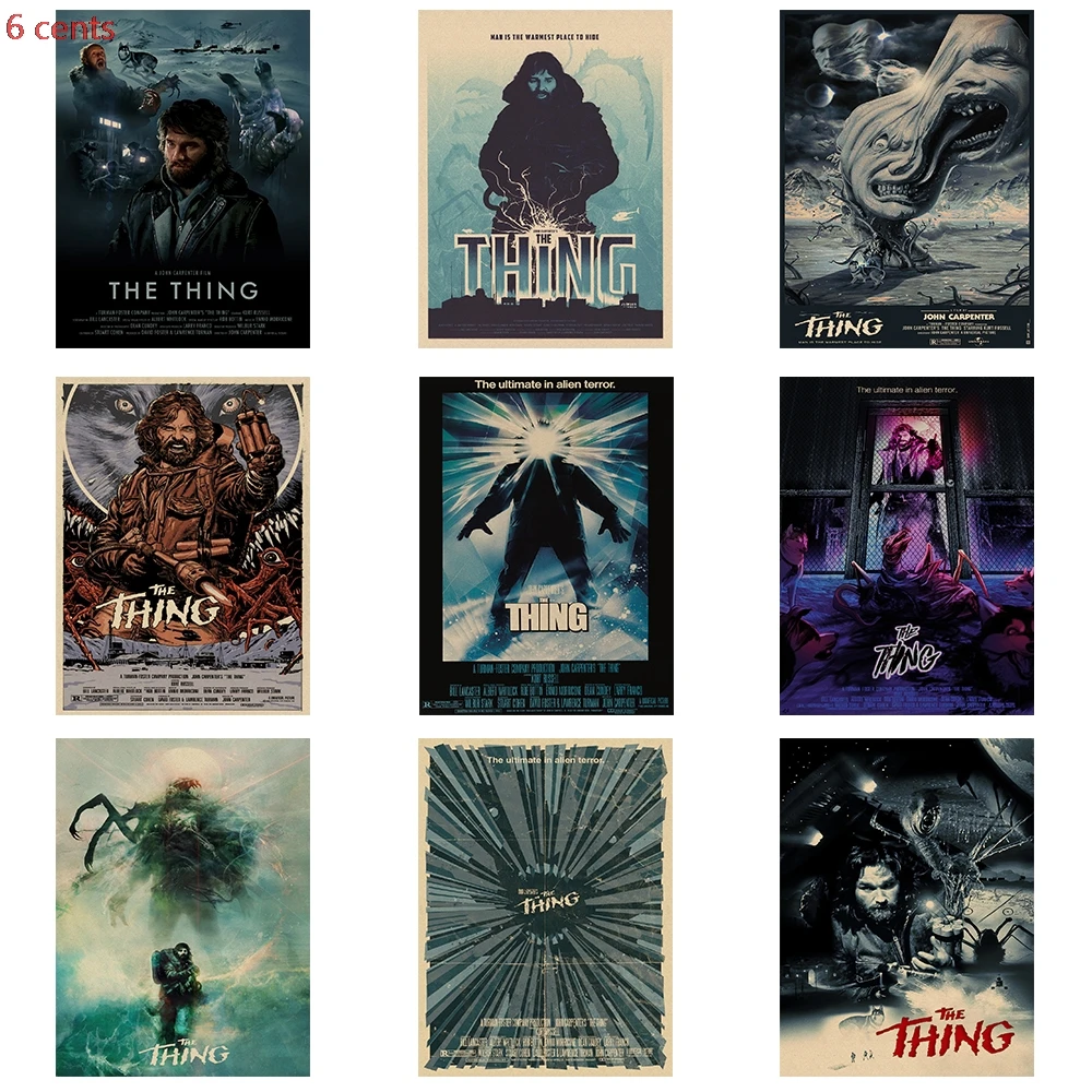 Классический постер фильма The Thing фильм Ретро плакат декоративной живописи