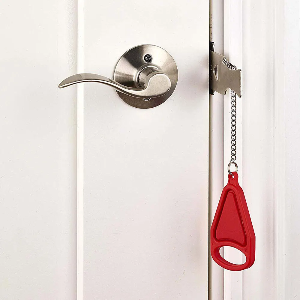 Accommodation Travel Practical Portable Latch Security Tools Anti-theft Women Hotel Self-defense Door Lock Home Use Durable