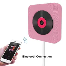 Criativo cd player parede-montado bluetooth portátil casa áudio boombox com controle remoto rádio fm built-in alto-falantes de alta fidelidade