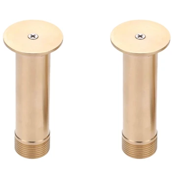 

2Pcs Brass Mushroom Type Fountain Nozzles Garden Landscape Fountain Nozzle Garden Pond Decoration Fountain Equipment 1/2 inch DN