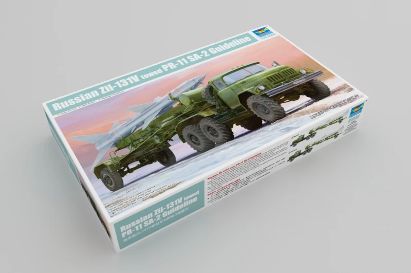 

Trumpeter 01033 1/35 Scale Russian Zil-131V Towed PR-11 SA-2 Guideline Collectible Toy Plastic Assembly Building Model Kit