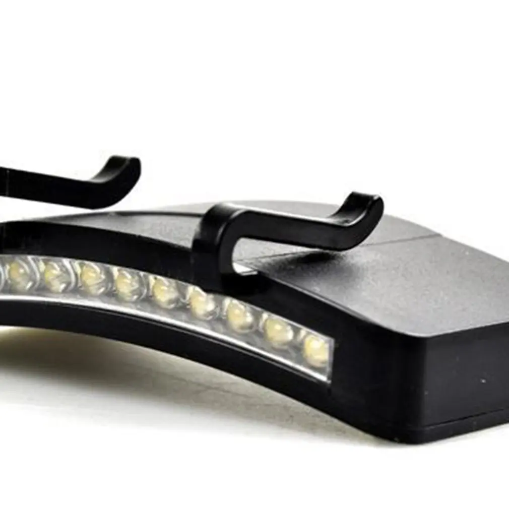 Перезаряжаемый 11 Led светильник с зажимом для ночной рыбалки светодиодный