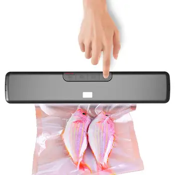 

34cm Automatic Vacuum Food Sealer 100-240V Electric Vacuum Packing Sealing Machine Film Sealer Packer 15Pcs Bags BPA Free