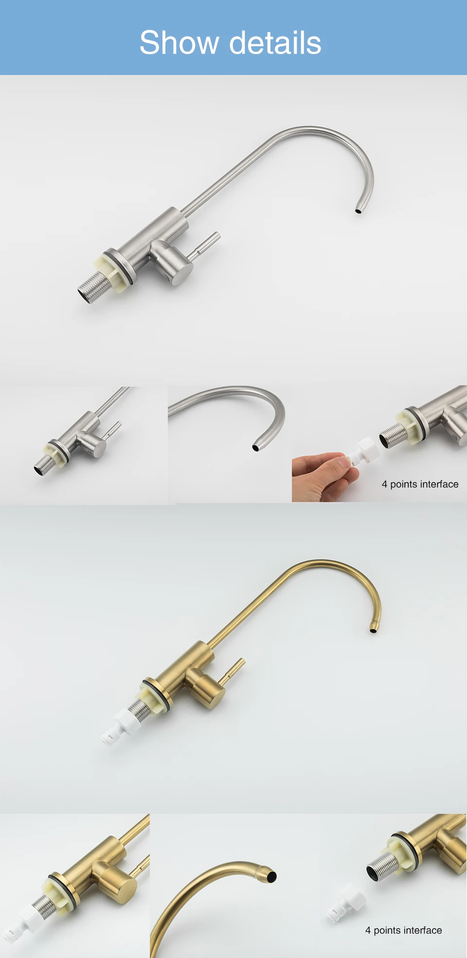 Torneira ula purificadora de água potável, osmose