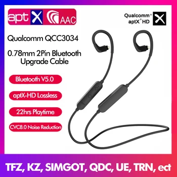 

aptX HD Bluetooth Cable 5.0 Wireless Upgrade Module Detachable Cord Applies ZST V80 EN700 SE846 UE18PRO IE80S CKR100IS IM70 IM50