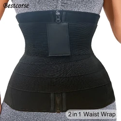Bandage Wrap Waist Trainer Fajas Reductoras Y Modeladoras Cinta Gaine Bodys Para Mujer Shaper Tummy Snatch Me Up Bandage Wrap