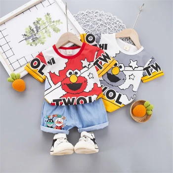 

Boys Clothing Sets Summer Kids Casual Cotton Cartoon Tops T-shirt shorts 2pcs Tracksuits Baby Boys Children Suits Set 0-4 Years