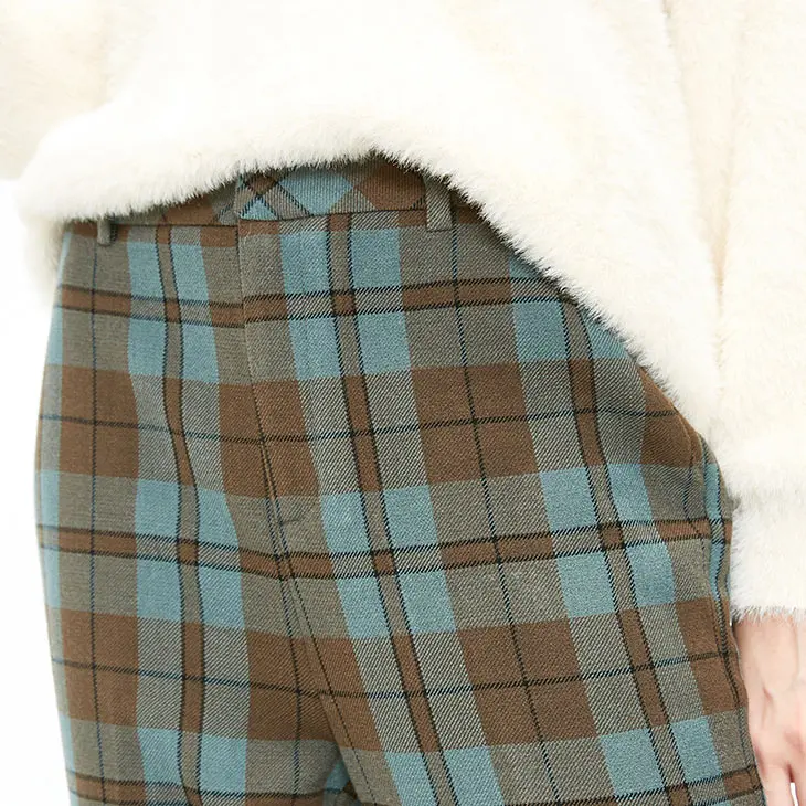 Vero Moda зимние женские длинные клетчатые брюки | 31916J514