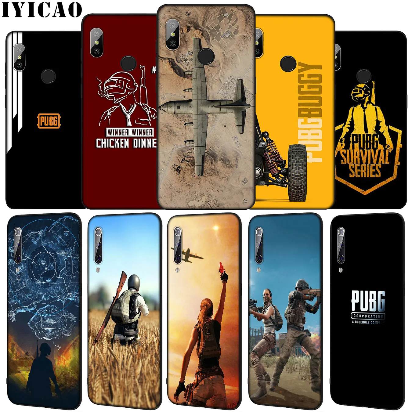 Мягкий силиконовый чехол PUBG для телефона Xiaomi Mi 10 9 9T A3 Pro 8 SE A2 Lite A1 CC9 CC9E 6 pocophone f1 Mi10 |