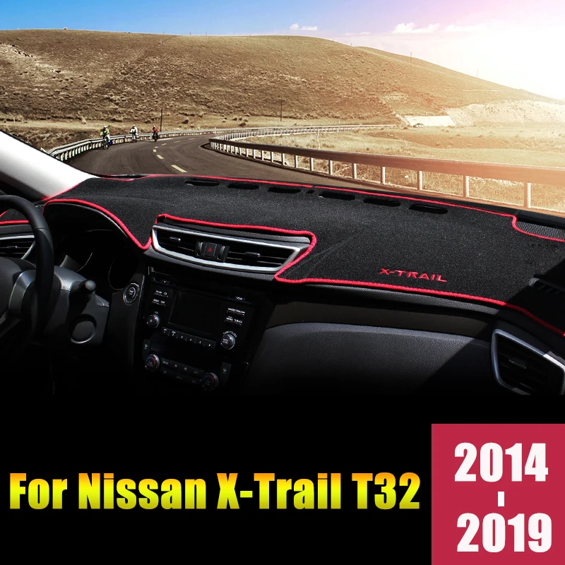 Чехол для приборной панели автомобиля Nissan X trail t32 2014 2017 2018 панельный коврик защиты