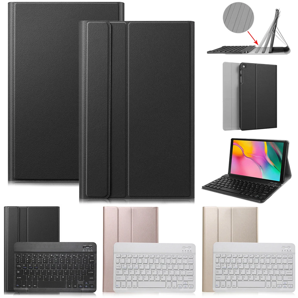 Led Light Keyboard Case For Samsung Galaxy Tab A 8.0 2019 S-Pen Sm-T290 T295 Wireless Keyboard  Bluetooth Keyboard Tablet Cover