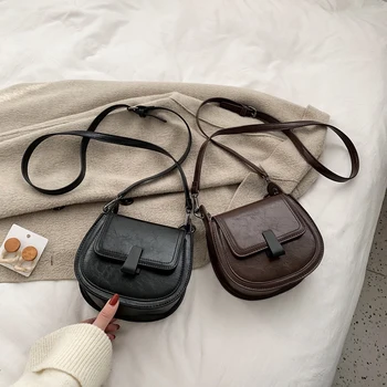 

Luxury Designer Solid Color Crossbody Bags For Women 2020 Autumn And Winter High Quality Shoulder Bag Ladies Purses And Handbags