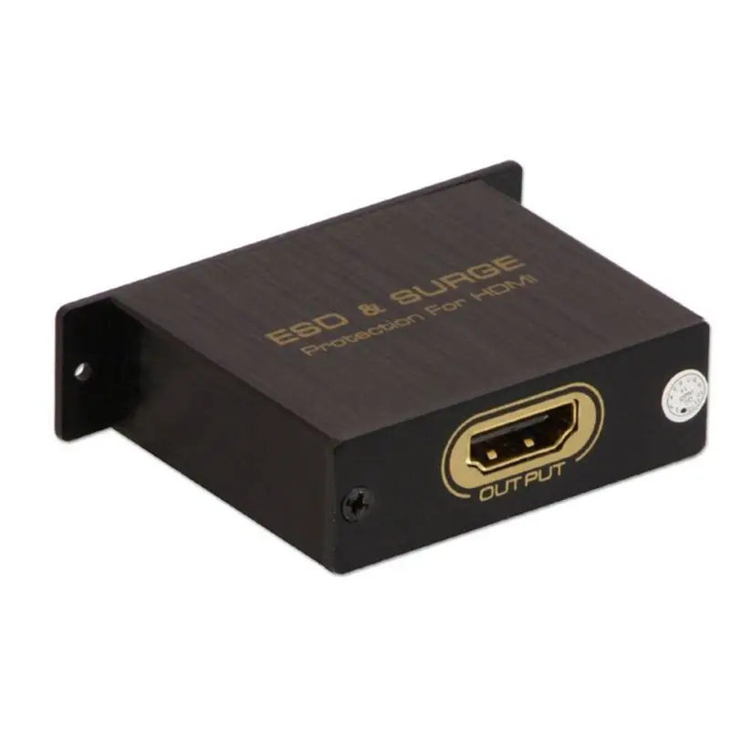 Прочное черное устройство защиты от перенапряжений для HDMI защита HDMI от ESD скачка напряжения с проводными аксессуарами AXYF