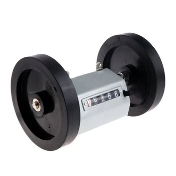 

Z96 F Digital Display Practical Meter With Rolling Wheel Resettable Mechanical Length Counter Measure Metal Portable Home