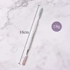 NEW style Stainless steel Cuticle Pusher Nail Art Stirring Polish Powder Blend Spatulas Tone Rods Manicure Remover Makeup Tools 3