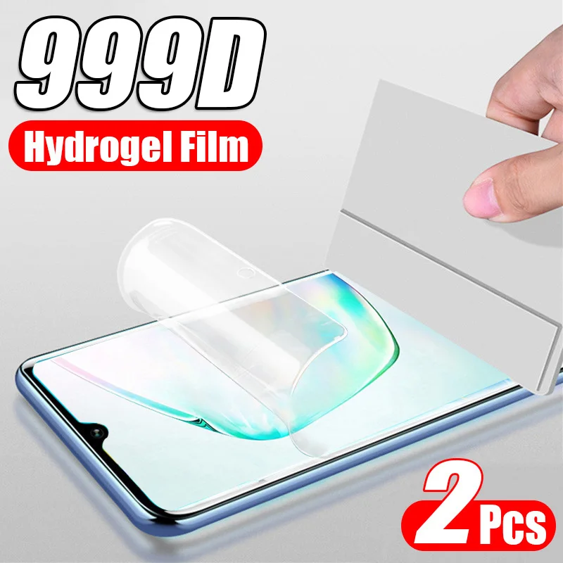 Гидрогелевая пленка с полным покрытием для Samsung Galaxy Note 10 S10 E S8 S9 S20 PLus 20 Ultra 8 9 A51 A71