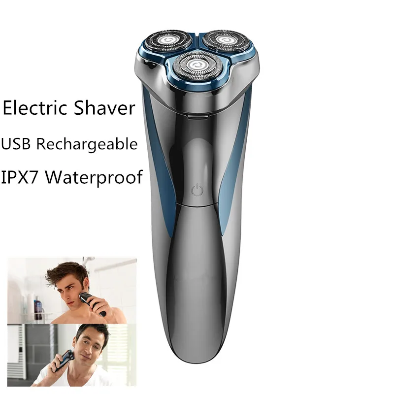 

[2019 NEW] ML-ES1 LCD Display IPX7 Waterproof Type-C USB Rechargeable Dry Wet Washable Smart Electric Shaver Beard Machine Men