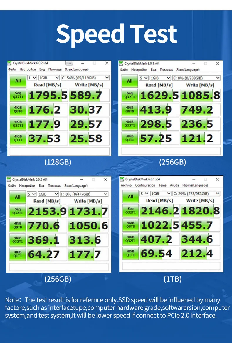 500gb ssd internal ZHIKE A300 128GB 256GB 512GB 1TB 3D NAND PCIe Gen3x4 NVMe 1.3 M.2 2280 Internal SSD Intel NAND flash internal ssd drive