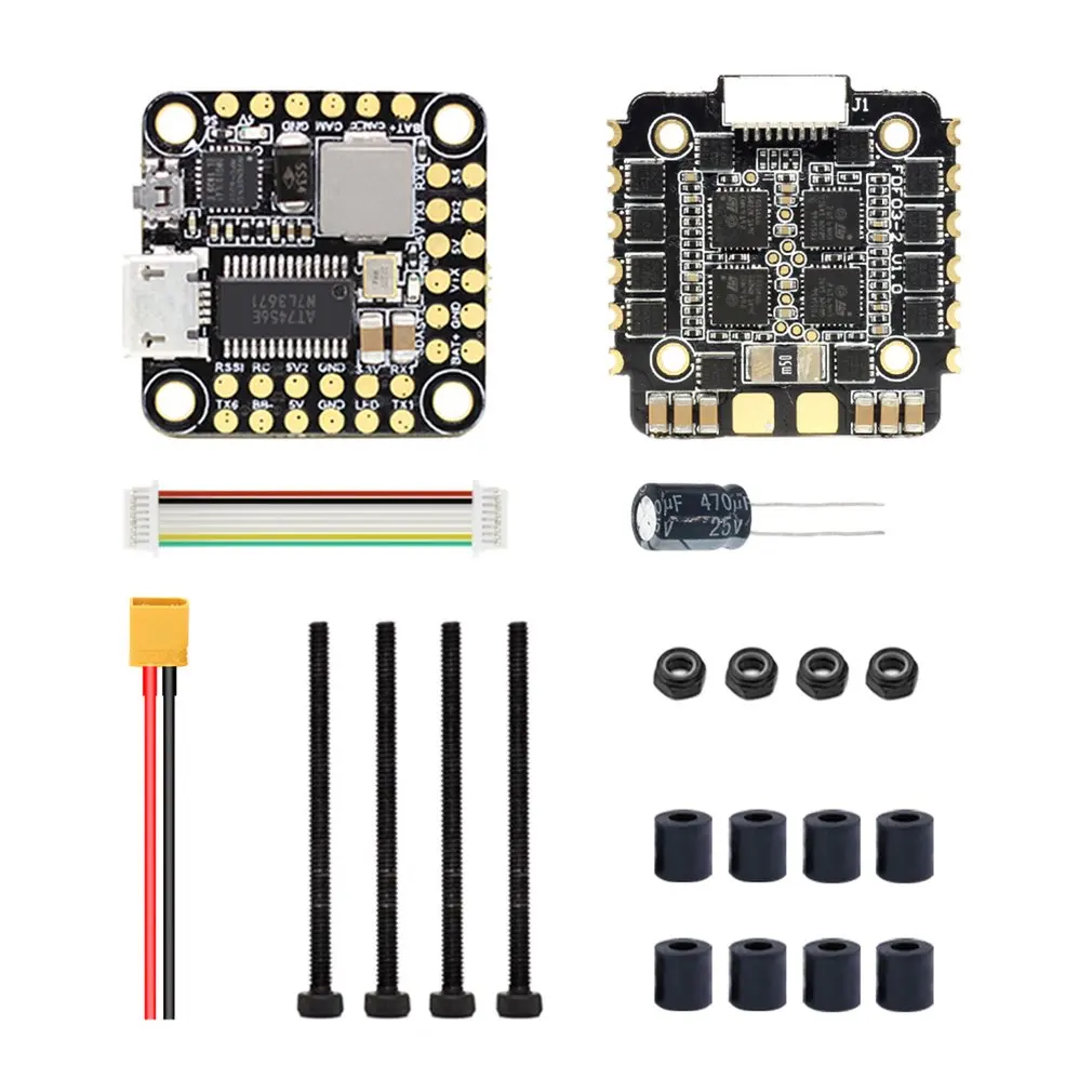 

HGLRC FD435 Stack Flytower 20x20 3-6S FD F4 Mini Flight Controller 35A BL32 4in1 ESC for Racing Drone Helicopter