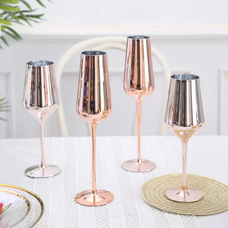

Luxury Red Wine Glass Champagne Flutes Goblets For Wedding Glass Crystal Party Barware Dinner Drinkware Xicaras Copo