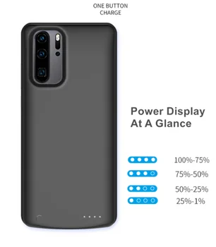 

Lleioua For Huawei P30 P30 Pro Battery Case new Charger Case Smart Phone Cover Power Bank For Huawei P30 Battery Case P30 Pro
