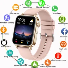 

2021 New Smartwatch Women Full Touch Bluetooth Call Blood Pressure Sports Fitness Bracelet Ladies Smart Watch Men For Huawei IOS