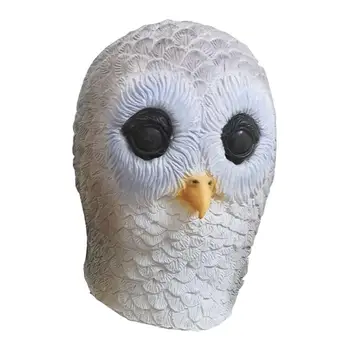 

Latex Bird Mask Owl Mask Aniaml Head for Halloween Costume Disguise Cosplay Party