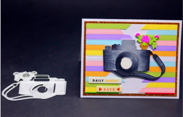 9X6.5cm YINISE для скрапбукинга, металлические Вырубные штампы для трафареты для скрапбукинга, дверная Обложка, бумажные открытки в альбом, тиснение, вырубки - Цвет: 9X6.5cm