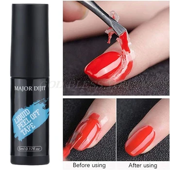 

5ML Liquid Nail Peel Off Tape Nail Gel Cuticle Care Tool Manicure Skin Protect Glue Base Coat Women Beauty DIY Art Drop Shipping